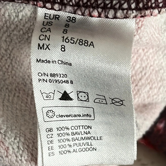 Isabel Marant pour H&M Crewneck Cropped Sweatshirt - Size 8 - Picture 5 of 6